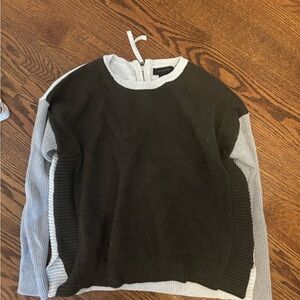 Black and Gray Sweater
